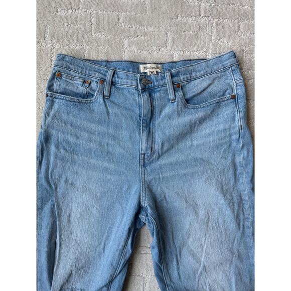 Madewell High Rise Slim Crop Boy Jean Denim Pants Stretch - Picture 6 of 11